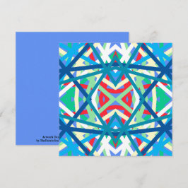 Korenbloem Balanced Harmony Kleuren Abstracte Lijn Kaart