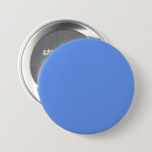 Korenbloem Blauw 6495ED Kleur - Optie om Naam toe Ronde Button 7,6 Cm