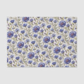 Korenbloem blauw decoupage tissuepapier (Voorkant)