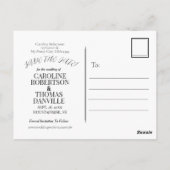 Korenbloem Blauw Foto Bloemen Opslaan Datum Briefkaart (Achterkant)