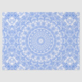 Korenbloem Blauw Mandala Patroon Tissuepapier (Voorkant)