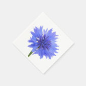 korenbloem blauw servet (Hoek)