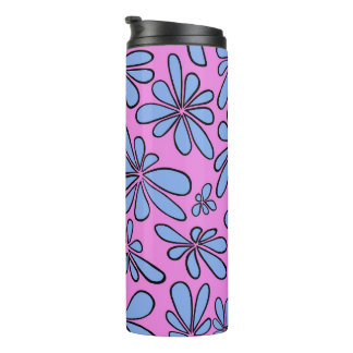 Korenbloem blauw vrije spirit floral thermosbeker