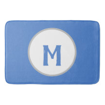 Korenbloem Blauw Wit Zilver Monogram