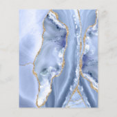 Korenbloem blauwe agaat flyer (Achterkant)