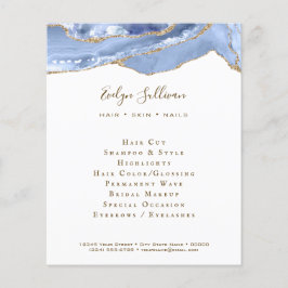 Korenbloem blauwe agaat flyer