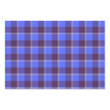 Korenbloem Blauwe en Livid Bruine Plaid