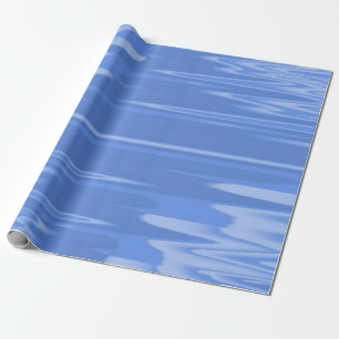 Korenbloem Blauwe Golfdesign Cadeaupapier