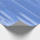 Korenbloem Blauwe Golfdesign Cadeaupapier (Hoek)