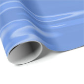 Korenbloem Blauwe Golfdesign Cadeaupapier (Rol Hoek)