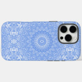Korenbloem Blauwe Symmetrie Mandala Case-Mate iPhone Case (Achterkant (horizontaal))
