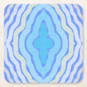 Korenbloem Gratis Kleuren Shabby Chique Ontwerp Kartonnen Onderzetters (Voorkant)