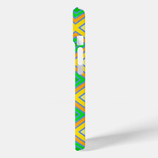 Korenbloem Harmonieuze Kleuren Hoekige Lijnkunst Case-Mate iPhone Case (Achterkant / Links)