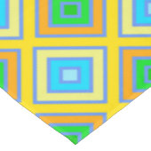 Korenbloem Harmonieuze Kleuren Hoekige Lijnkunst Tafelkleed (Gekanteld)