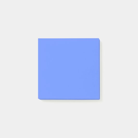 Korenbloemblauw effen post-it® notes (Voorkant)