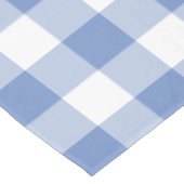 Korenbloemblauw Gingham Geruit Patroon Tafelkleed (Gekanteld)