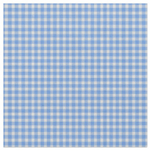Korenbloemblauw Gingham Ruitpatroon  Stof