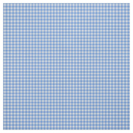 Korenbloemblauw Gingham Ruitpatroon  Stof (Swatch)