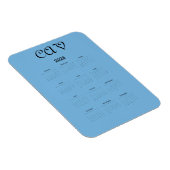 Korenbloemblauw magneet (Rechterzijde)
