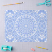 Korenbloemblauw Mandala Patroon Tissuepapier (Craft)