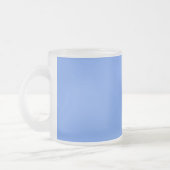 Korenbloemblauw Matglas Koffiemok (Links)