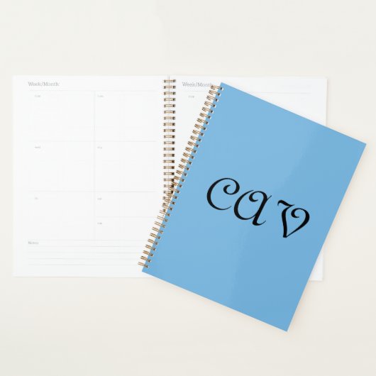 Korenbloemblauw planner (Display)