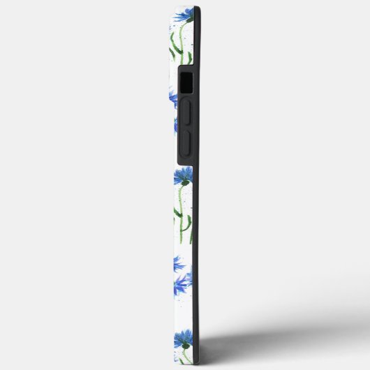 Korenbloemen blauw waterverf Patroon Case-Mate iPhone Case (Achterkant / Links)