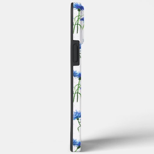 Korenbloemen blauw waterverf Patroon Case-Mate iPhone Case (Achterkant / Rechts)