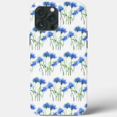 Korenbloemen blauw waterverf Patroon Case-Mate iPhone Case (Achterkant)