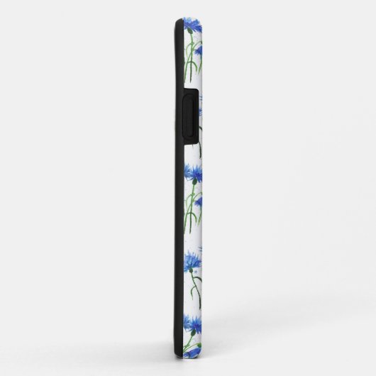 Korenbloemen blauw waterverf Patroon Case-Mate iPhone Case (Achterkant/rechts)