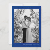 💍 Korenbloemen en Lavendel Bliss bruiloft Kaart (Achterkant)