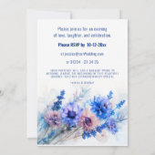 💍 Korenbloemen en Lavendel Bliss Kaart (Achterkant)