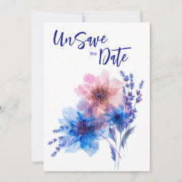 💍 Korenbloemen en Lavendel Bliss Save The Date