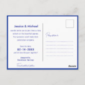 💍 Korenbloemen en Lavendel Elegantie Briefkaart (Achterkant)