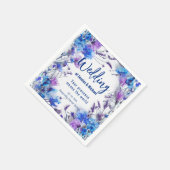 💍Korenbloemen en Lavendel Servet (Hoek)