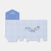 Korenbloemen en Stippen Bruids Shower Bedankdoosjes (Uitgevouwen)