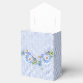 Korenbloemen en Stippen Bruidsdouche Bedankdoosjes (Geopend)