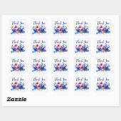 💍 Korenbloemen & Lavendel Vierkante Sticker (Vel)
