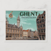 Korenmarkt - Gent Briefkaart (Voorkant)