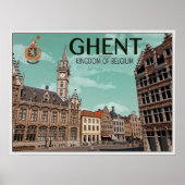 Korenmarkt - Gent Poster (Voorkant)
