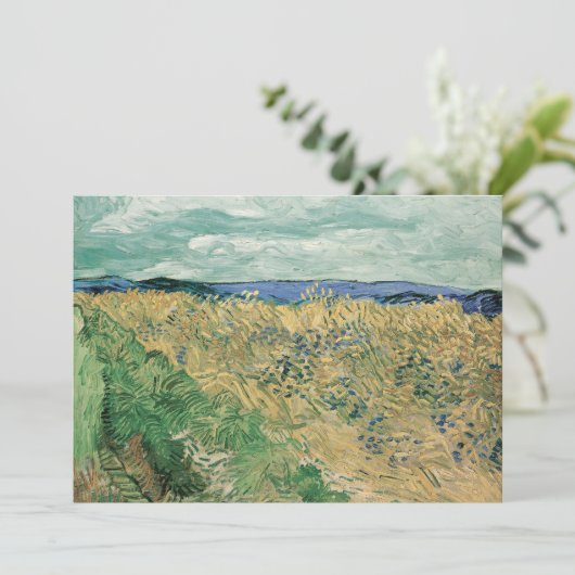 Korenveld met korenbloemen | Vincent van Gogh (Staand voorkant)