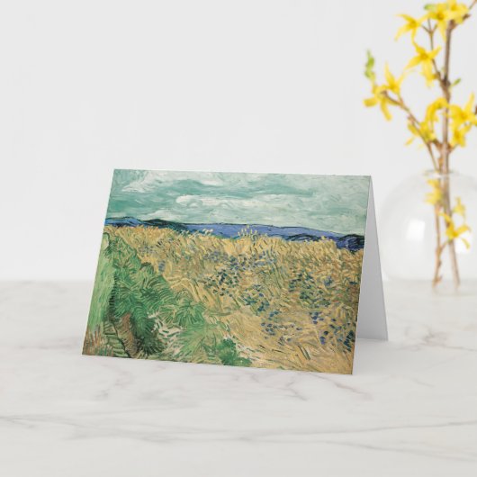 Korenveld met korenbloemen | Vincent van Gogh Kaart (Gele Bloem)