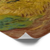 Korenveld met kraaien Vincent van Gogh Klein Poster (Hoek)