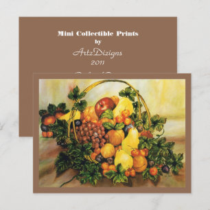 Korf fruit - Mini Collectible Prints Briefkaart