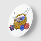 Korf met ganzennaalden ronde klok (Hoek)