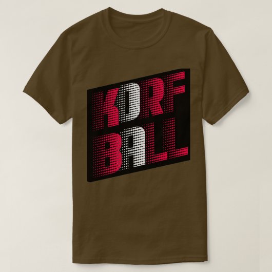 KorfBall KorfBall Player KorfBall Coach 4 T-shirt (Design voorkant)
