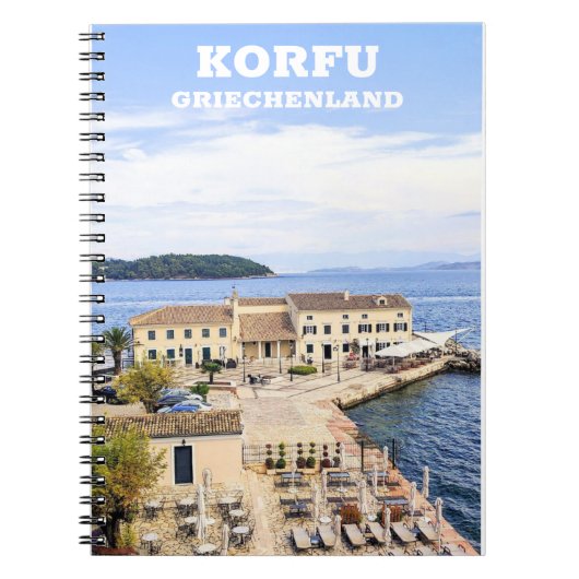 Korfu Griechenland Notitieboek (Voorkant)