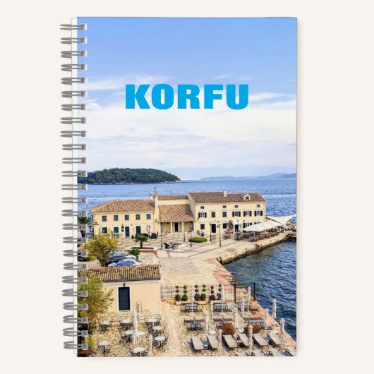 Korfu Griechenland Notitieboek (Voorkant)