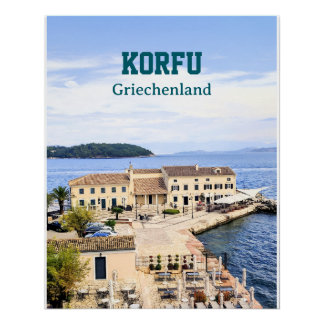 Korfu Griechenland Perfect Poster