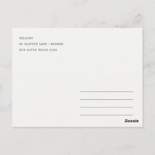 Korfu Griekenland Watercolor Landschap Reis Briefkaart (Achterkant)